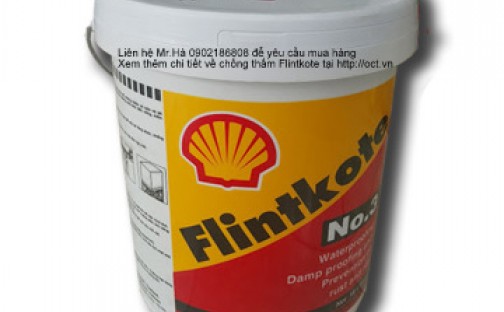 Hướng dẫn chi tiết định mức chống thấm Flintkote trong thi công mới nhất 2018