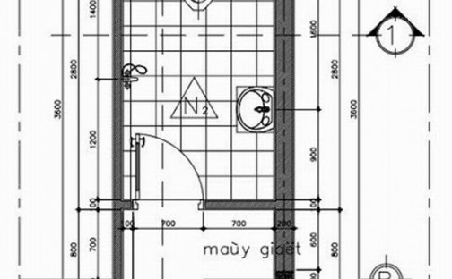 Tổng hợp bản vẽ mặt cắt nhà vệ sinh đẹp đơn giản dễ hiểu nhất trong nhà ở dân dụng